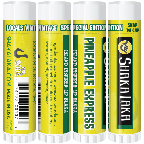 Pineapple Express Flavah Lip Blaka (4pk) Locals Vintage SE SHAKA LAKA Pineapple Express Flavah Lip Blaka (4pk) Locals Vintage SE SHAKA LAKA